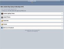 Tablet Screenshot of campfree.info